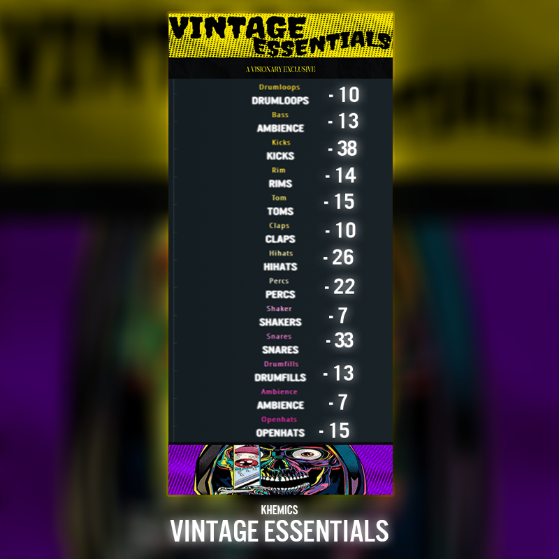 VINTAGE ESSENTIALS | DRUMKIT