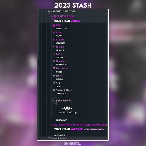 KHEMICS - 2023 STASH | DRUMKIT