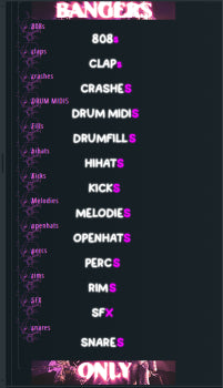 KHEMICS X DJAXX - BANGERS ONLY (DRUMKIT)