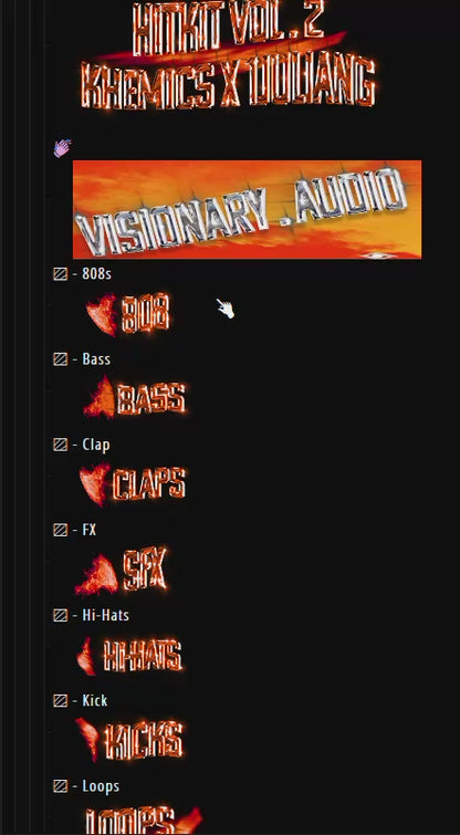 KHEMICS X JULIANG - HITKIT VOL.2 (DRUMKIT)